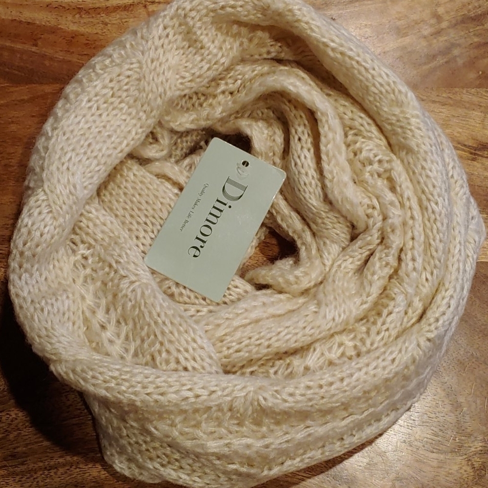 NWT  Cream colored Infinity Scarf